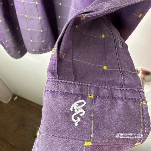 Robert Graham Men’s XL Purple Classic Fit LS Shirt - Picture 3 of 9